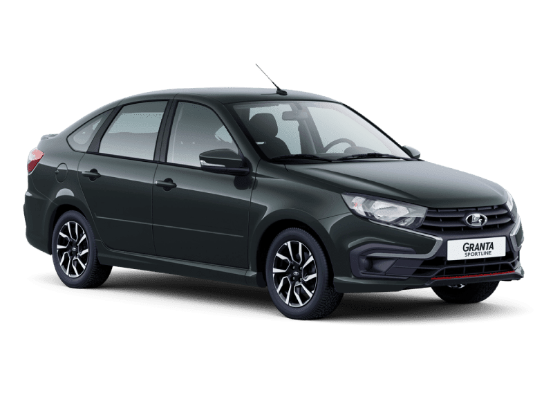 Купить Lada Granta Sportline Лифтбек в Нижнем Новгороде - СЕРЕБРИСТО-ТЕМНО-СЕРЫЙ "БОРНЕО" (633) - МЕТАЛЛИК